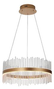 Endon 107671 - Lampadario a sospensione con filo LED dimmerabile ADRIEL LED/41W/230V 3000K oro/limpido