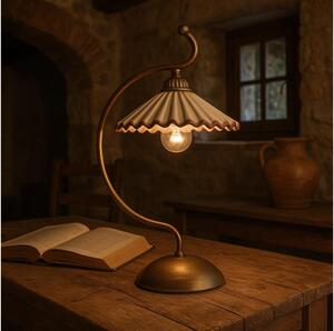 ONLI - Lampada da tavolo ROSINA 1xE14/6W/230V bronzo
