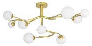 Brilagi - Lampadario a plafone LED MISTEL 9xG9/3W/230V oro/bianco