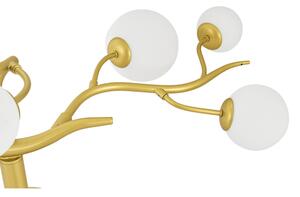 Brilagi - Lampadario a plafone LED MISTEL 9xG9/3W/230V oro/bianco