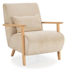 Poltrona beige Bonnie – Marckeric