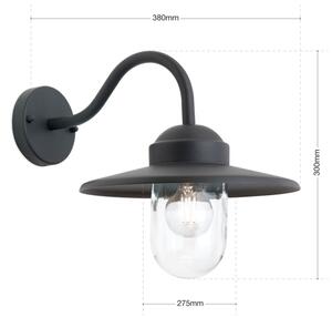 Orion AL 11-1313 - Applique da esterno EDWARD 1xE27/60W/230V IP44 antracite