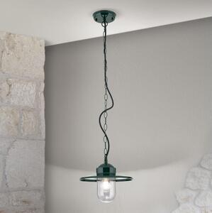 Orion AL 11-1318 - Lampada a sospensione da esterno EDWARD 1xE27/60W/230V IP44 verde