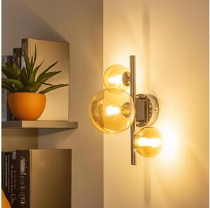 Brilagi - Lampada da parete LED MILLA 3xG9/3W/230V nero cromato/oro