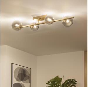 Brilagi - Lampadario a plafone LED MILLA 4xG9/3W/230V oro/fumé