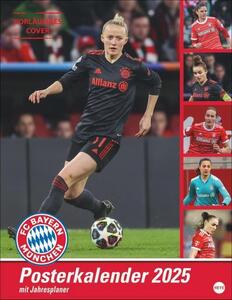 Calendario 2025 con poster del Bayern Monaco femminile