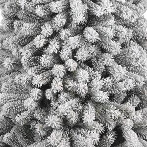Albero di Natale Innevato Danubio 180 cm 1056 Rami Super Folto Effetto Neve Bianco
