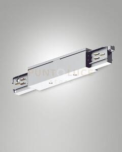 Alimentazione centrale + giunto bianco sistema binario track 3 fas