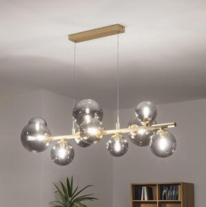 Brilagi - Lampadario LED a sospensione con filo MILLA 10xG9/3W/230V oro/fumé