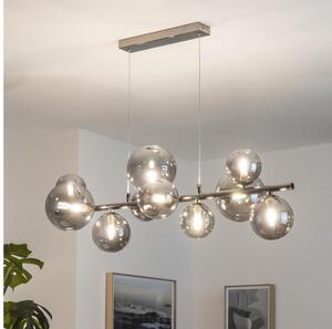 Brilagi - Lampadario LED su cavo MILLA 10xG9/3W/230V nero cromato/fumé