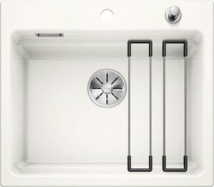 Lavello in Vetroceramica Blanco ETAGON 6 510 x 584 mm crystal white glossy 525156