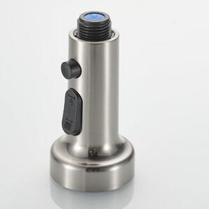 Rubinetto da cucina universale di ricambio con beccuccio a doccia, 3 getti, attacco G1/2, colore argento