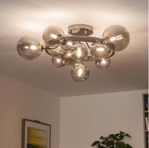 Brilagi - Plafoniera LED MILLA 10xG9/3W/230V nero cromato/fumé