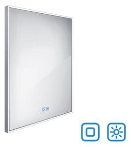 NIMCO ZP 13002VX - Specchio da bagno LED retroilluminato 3000-6500K 80x60 cm IP44