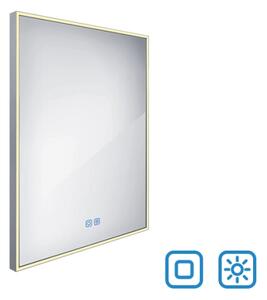 NIMCO ZP 13002VX - Specchio da bagno LED retroilluminato 3000-6500K 80x60 cm IP44
