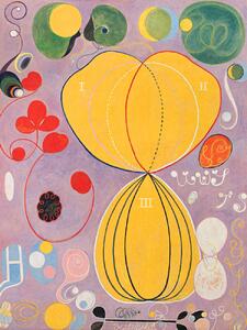 Stampa artistica The 10 Largest No 7 Purple Abstract - Hilma af Klint, (30 x 40 cm)