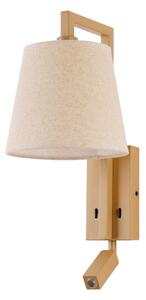 Brilagi - Applique a LED RAYA 1xE14/40W/230V + LED/3W lino/beige