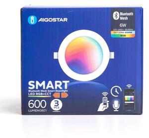 Aigostar-SET 3xLED RGBW Lampada da incasso dimmerabile MESH 6W/230V 2700K-6500K diametro 11,5cm