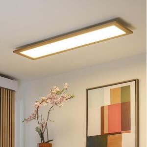 Brilagi - Lampada LED dimmerabile SLIMFRAME WOOD LED/58W/230V 124x34 cm + telecomando