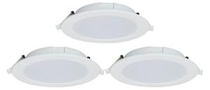 Aigostar-SET 3x Lampada da incasso LED dimmerabile MESH 9W/230V 2700K-6500K diametro 14,5 cm