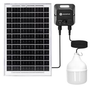 Aigostar - Lampadario solare LED con sensore LED/70W/12V 6000 mAh 6500K diametro 12 cm