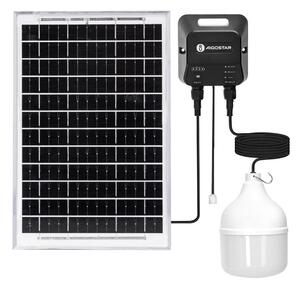 Aigostar - Lampadario solare LED LED/70W/12V 6000 mAh 6500K diametro 12 cm