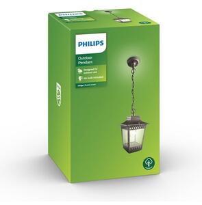 Philips 15406/86/PN - Lampadario da esterno HEDGE 1xE27/60W/230V IP44