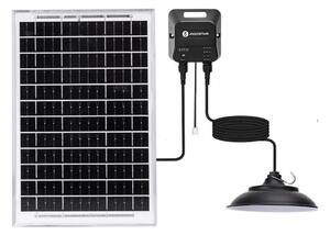 Aigostar - Lampadario solare LED LED/70W/12V 6000 mAh 6500K diametro 23,5 cm
