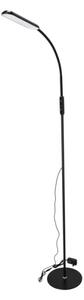Lampada da terra dimmerabile a LED TEILO LED/10W/230V 3000/4000/6500K nero + +TC