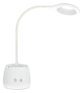 Lampada da tavolo flessibile ricaricabile a LED dimmerabile LUSIA LED/5W/5V 3000/4000K 1200 mAh bianco