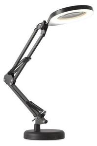 Lampada da tavolo LED dimmerabile con una lente d'ingrandimento 2in1 AURIQ LOUPE LED/10W/5V 3000/4000/6500K nero