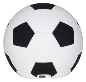 Lampada LED dimmerabile per bambini FOOTBALL LED/2W/5V USB 1200 mAh bianco/nero