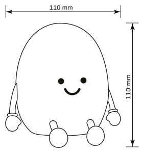 Lampada tattile per bambini a LED RGBW dimmerabile POTATO LED/2W/5V USB 1200 mAh