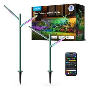 Govee-SET 2x LED RGBICWW Lampada da esterno dimmerabile LED/36W/230V IP66 2700-6500K Wi-Fi