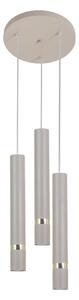 Brilagi - Lampadario a sospensione con filo POKER 3xGU10/25W/230V beige