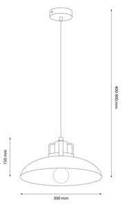 Brilagi - LED Lampadario a sospensione con filo FLAMENGO 1xE27/60W/230V beige