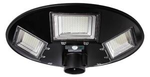 Lampione solare stradale a LED con sensore LED/22W/6V 6500K IP65 nero + telecomando
