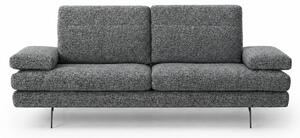 Divano Forma Tessuto Soft Grain Strutturato - Schienali Mobili e Braccioli Mobili