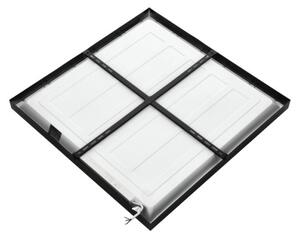 Pannello a plafone LED BRISBANE LED/36W/230V 4000K 59,5x59,5 cm nero