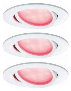 Paulmann 93940 -SET 3x LED RGBW/2W IP23 Dimmerabile Lampada da incasso per bagno 230V