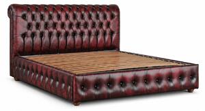 Letto Chesterfield Armonia Pelle Primo Fiore Premium - Design Iconico e Funzionale