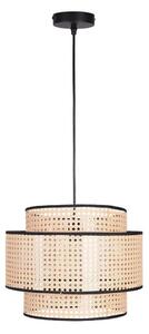 Lampadario a sospensione con filo TAKARA 1xE27/20W/230V diametro 40 cm beige