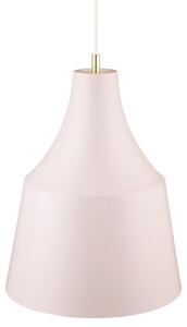 Lampada a sospensione, cavo tessile, rotondo, rosa, 32 cm, GRACE