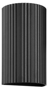 Brilliant - Applique UNDULA 2xGU10/10W/230V nero