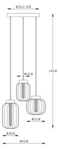 Globo 15746-3H - Lampadario LED a sospensione con filo FLUORO LED/23W/230V