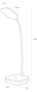 Zuma Line 1961-BK-LED Ricaricabile lampada da tavolo LED/7W/1200mAh 3000/4500/6000K nero