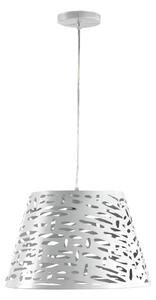 ONLI - Lampadario a sospensione con filo RICKY 1xE27/15W/230V diametro 40 cm bianco