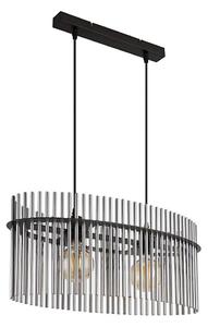Globo 15698H3 - Lampadario a sospensione con filo GORLEY 2xE27/60W/230V nero