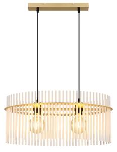 Globo 15698H3M - Lampadario a sospensione con filo GORLEY 2xE27/60W/230V oro