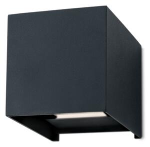 Orion AL 11-1192 - Lampada da parete esterna LED CUBE 2x3W 230V IP54 antr